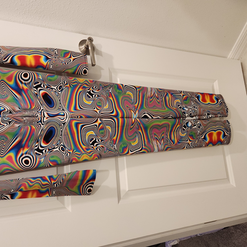 Psychedelic Multicolor Full Body Catsuit Badinka - Picture 3 of 5
